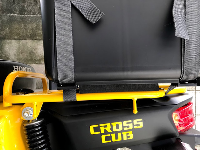 クロスカブにリアボックスを装着 荷締めベルト固定編 Crossover Log